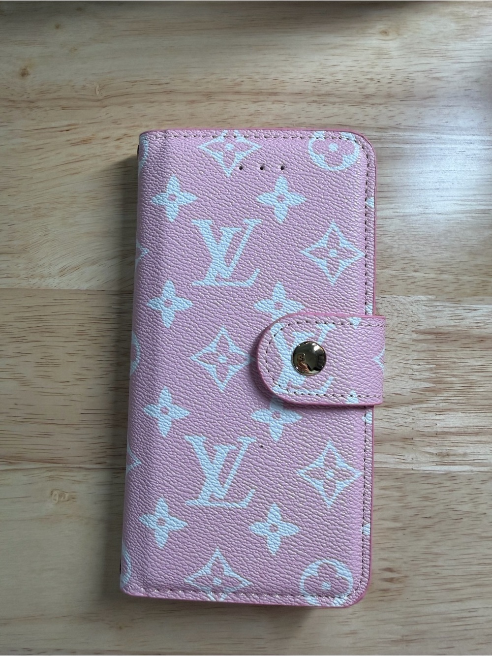 Pink iPhone 17 pro max Wallet Case